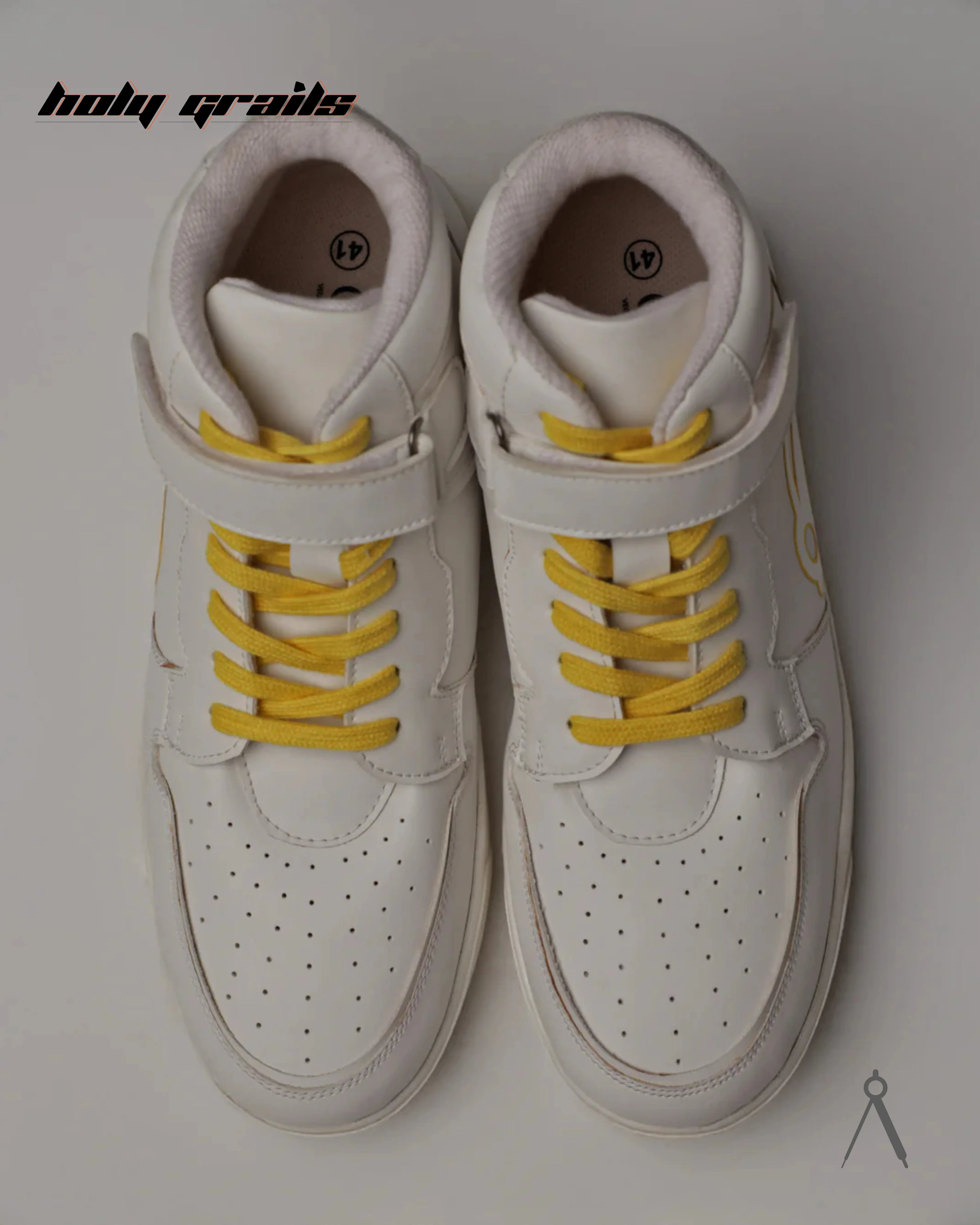 Vector White Yellow Accent High Sneakers HG x Cos Tan