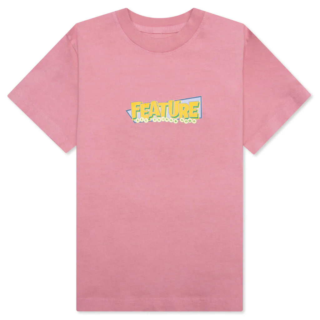 Kids Retro Tee Dusty Pink