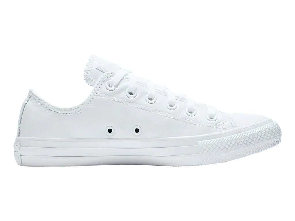 Tenis Converse Chuck Taylor Leather Ox Blancos Unisex