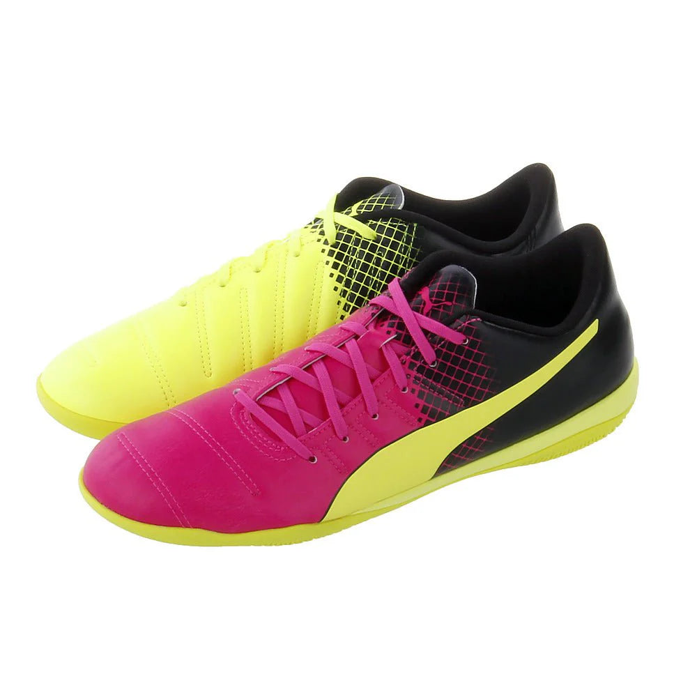 PUMA Evopower 43 Tricks IT Indoor Boots Pink Glo Safety Yellow