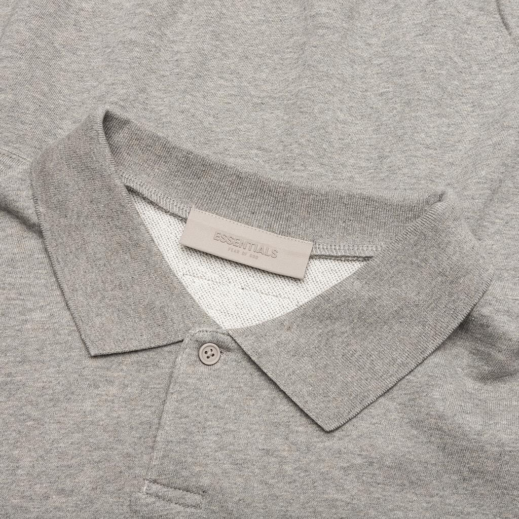 L S Polo Dark Oatmeal