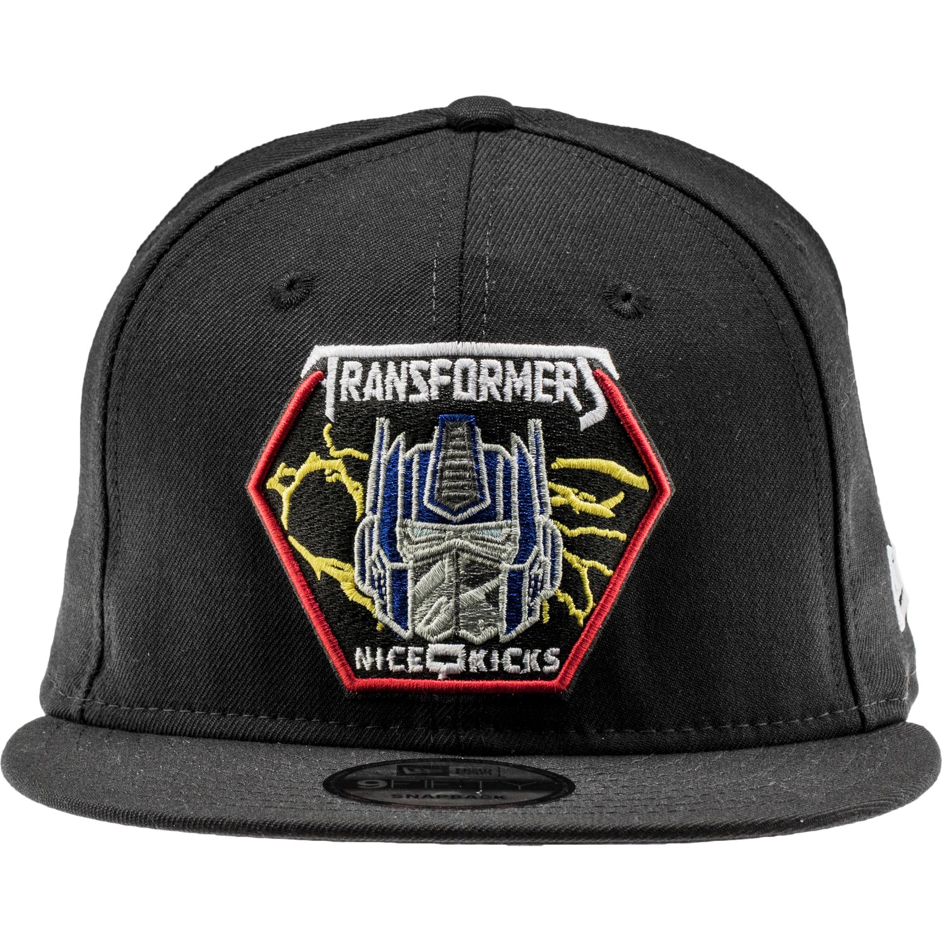 Optimus Prime Mens Snapback Hat Black