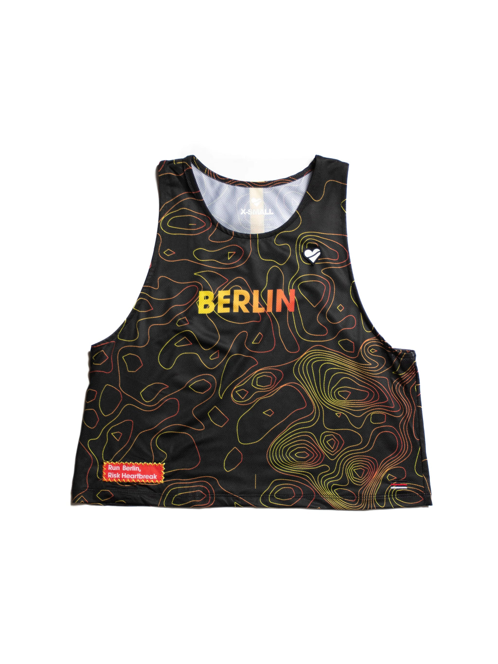 Heartbreak Womens Berlin Crop Singlet
