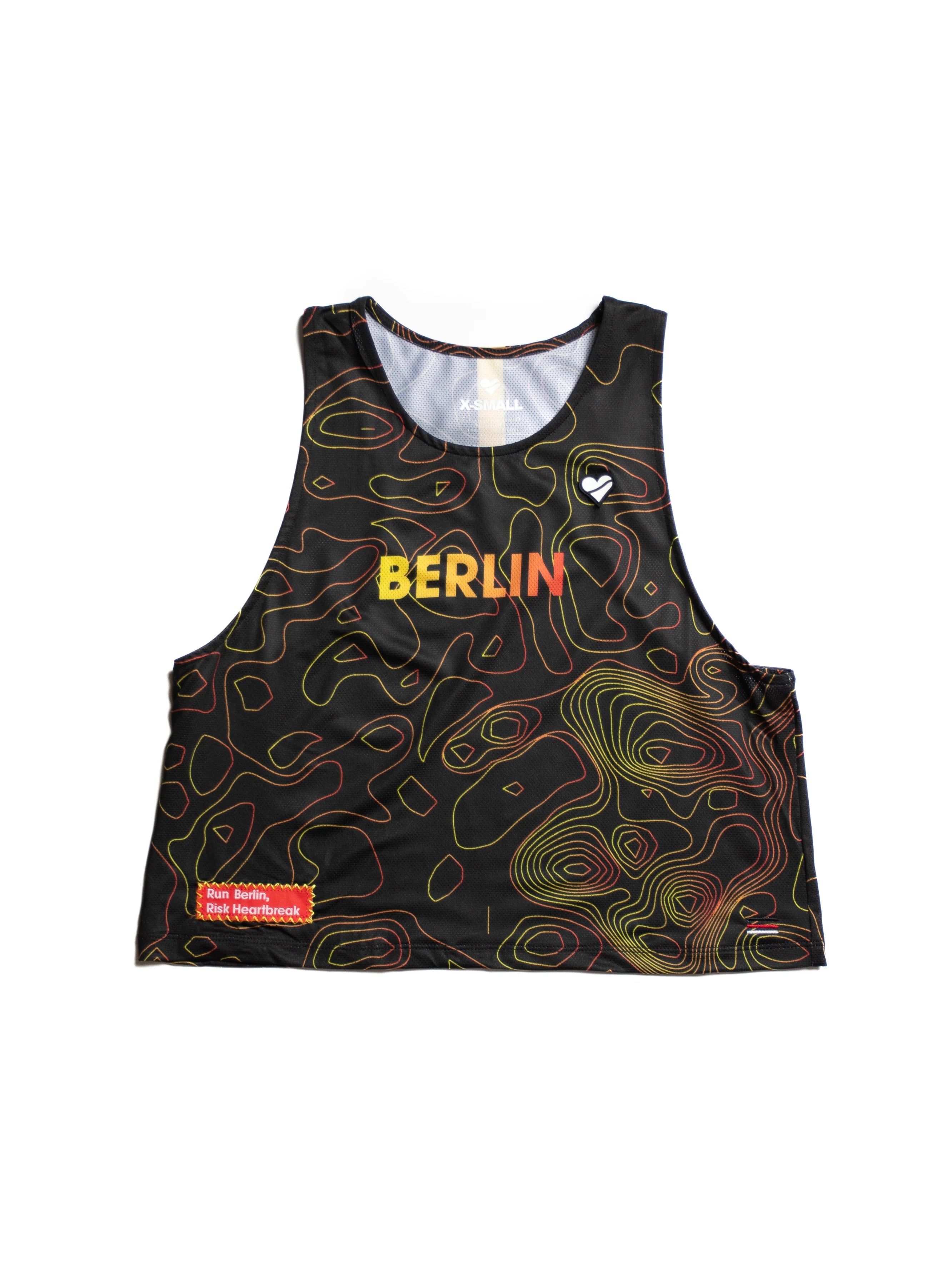 Heartbreak Womens Berlin Crop Singlet