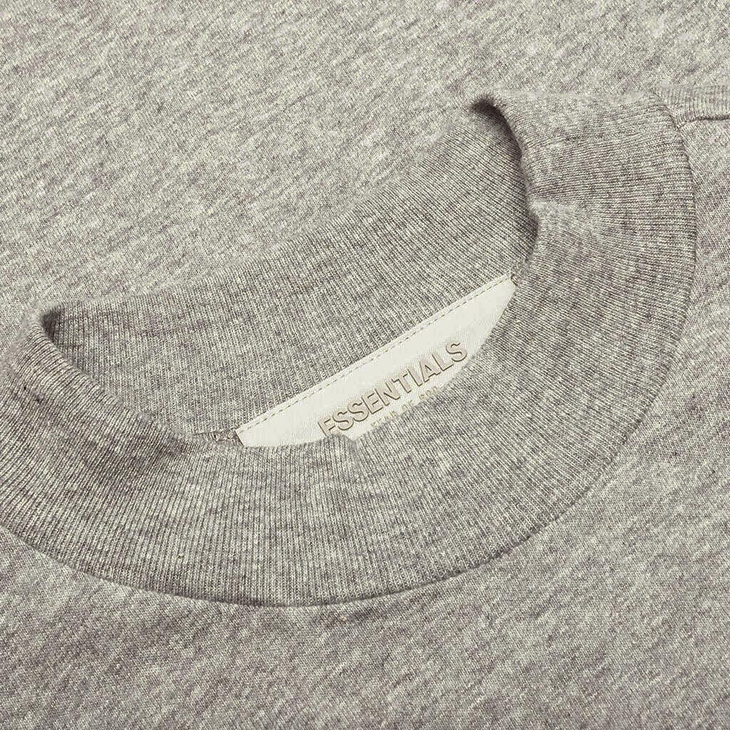 Kids Core L S Tee Dark Oatmeal