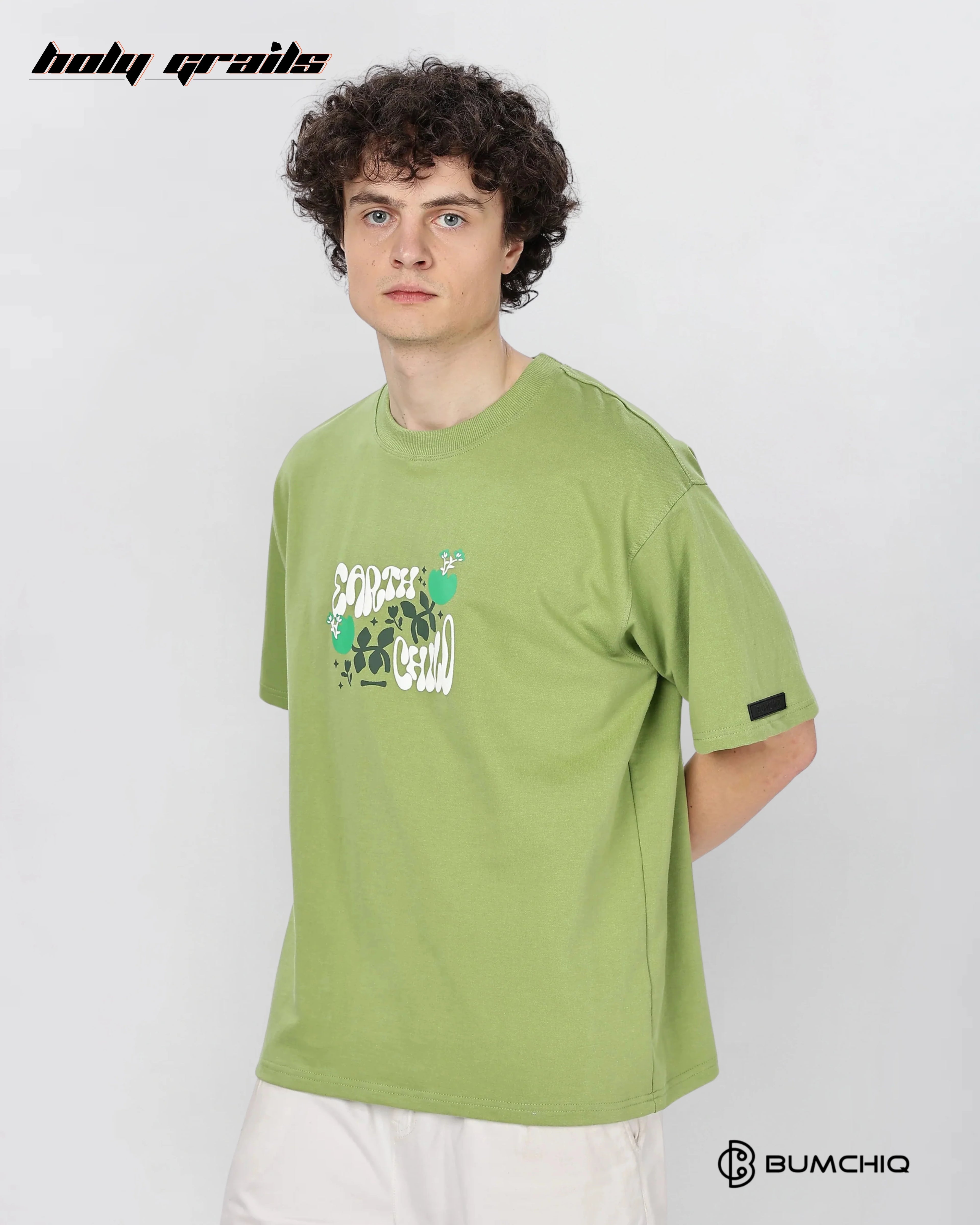 Nature Lost Green Oversize Tee HG x Bumchiq