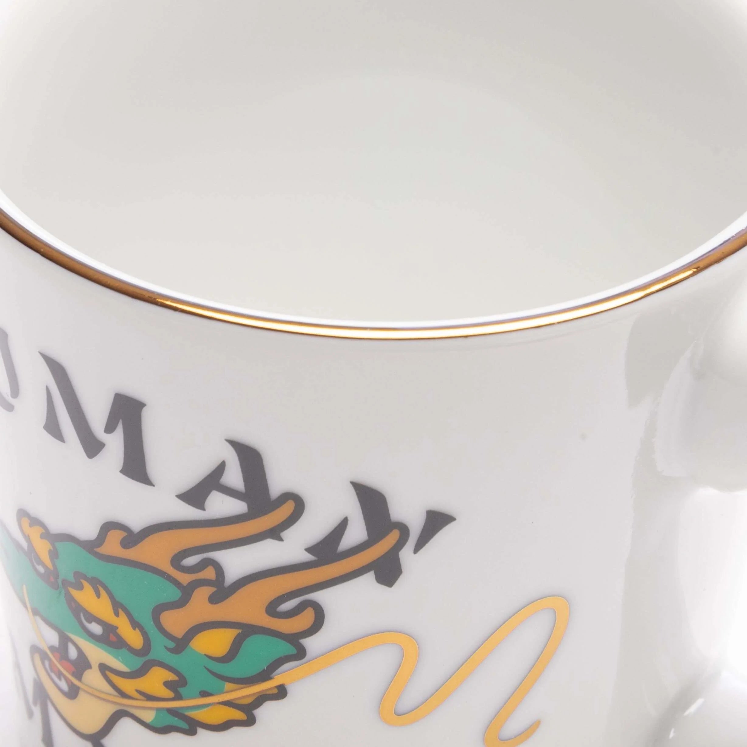 Dragon Coffee Mug White