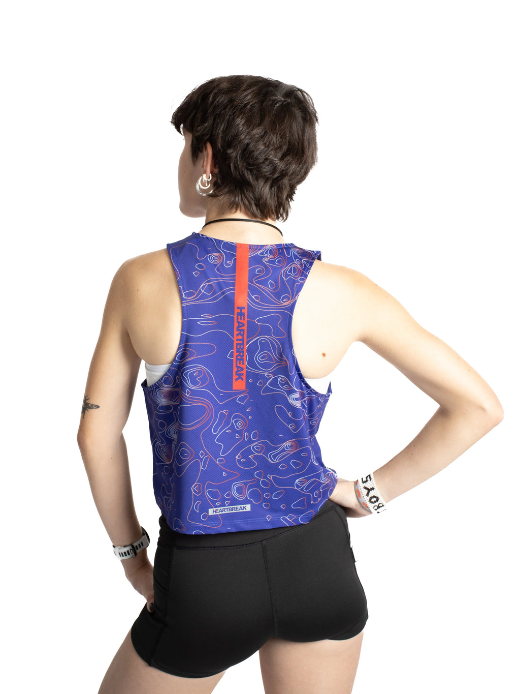 Heartbreak Womens London Crop Singlet