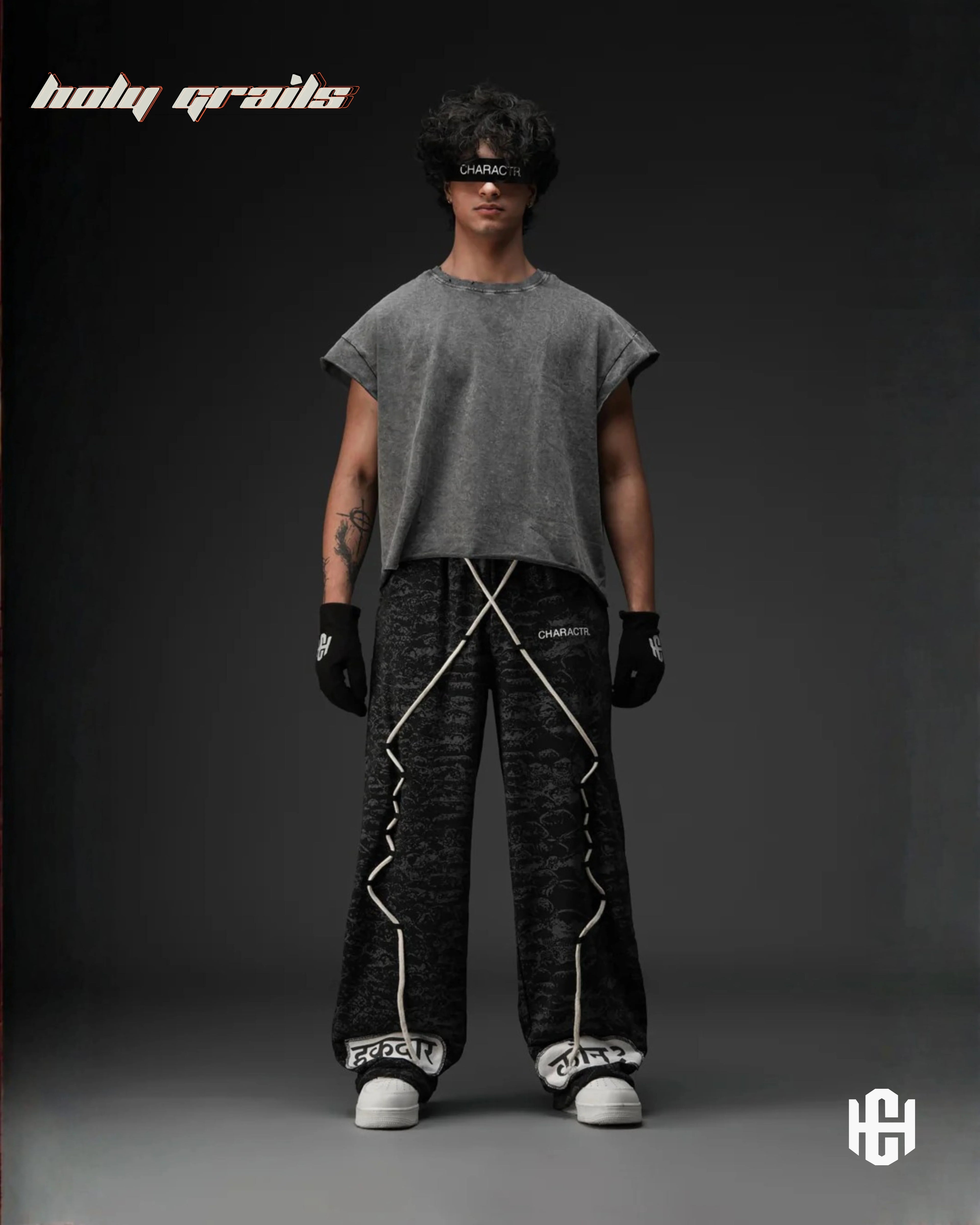 Manushya Karam Black Pants HG x Charactr