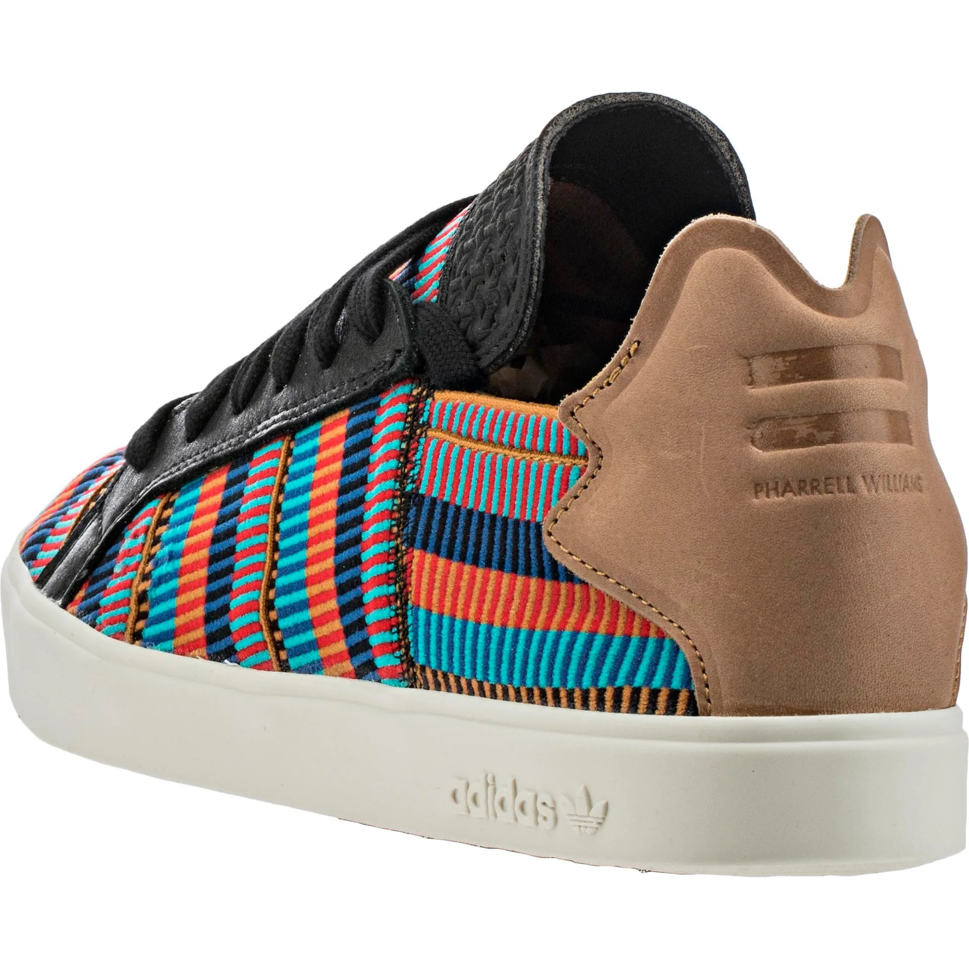 adidas Consortium X Pharell Elastic Lace Up Mens Core Black EQT Blue College Red