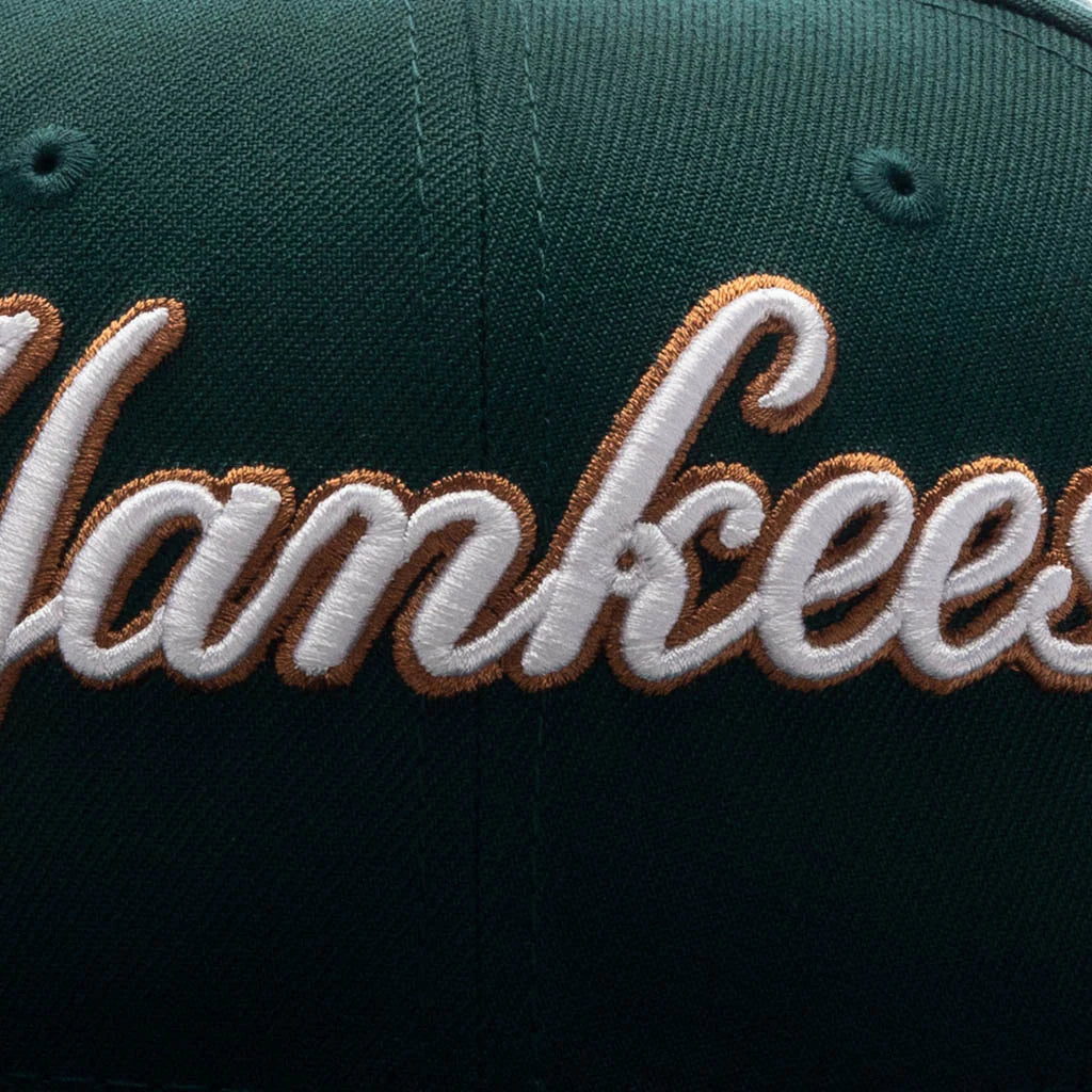 FEATURE x New Era 59FIFTY Fitted NY Yankees 100th Anniversary Dark Green