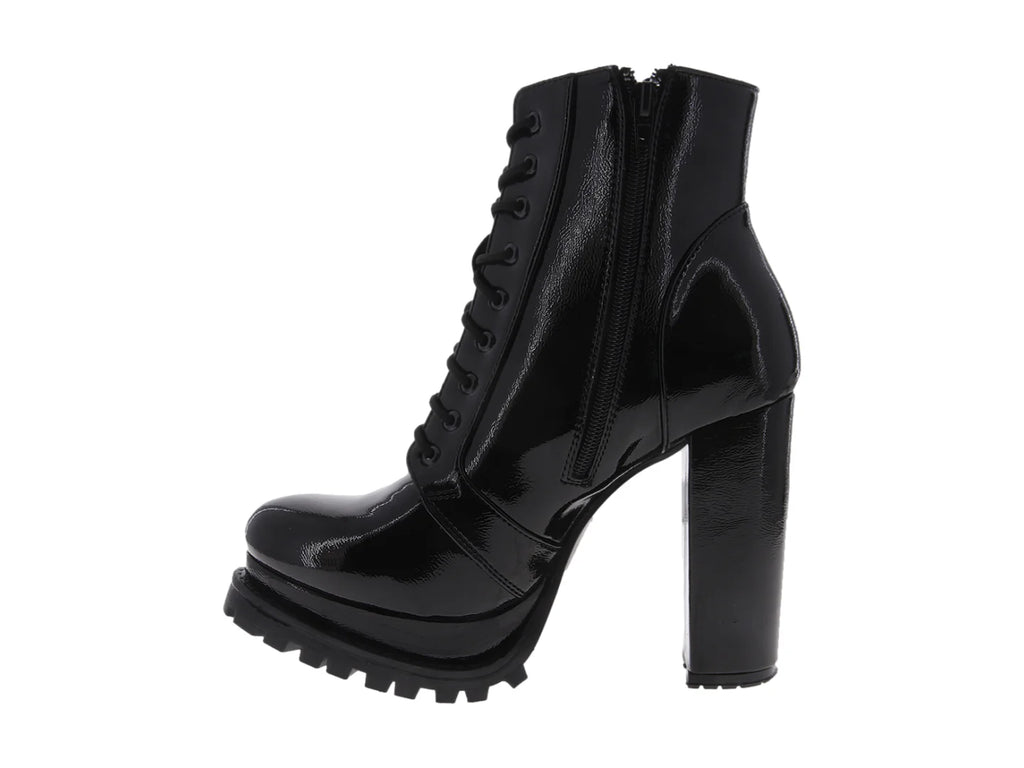 Botas Sarah Serguei Charol Negro para Mujer