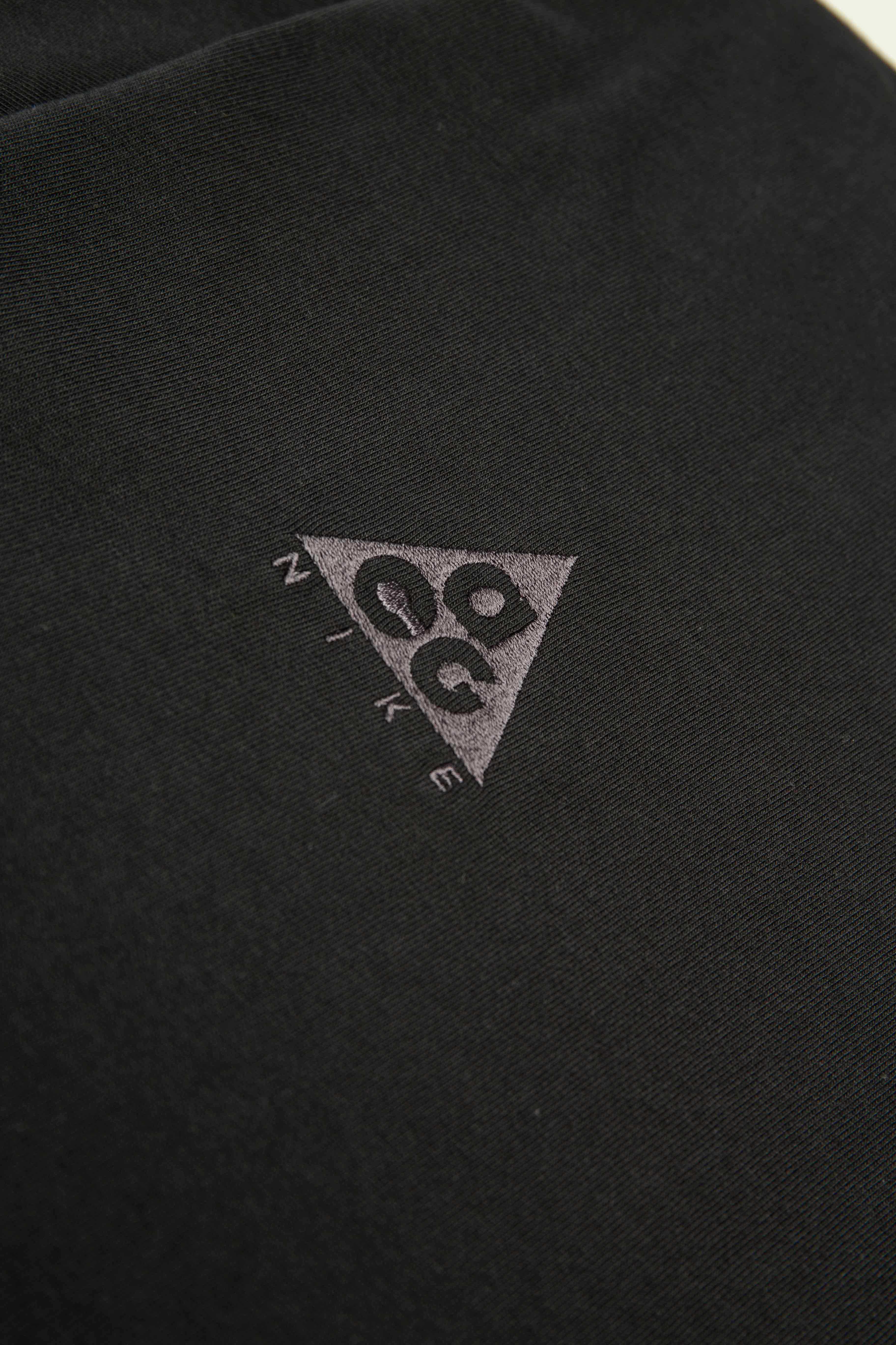 NRG ACG Mens Logo T Shirt Black Black