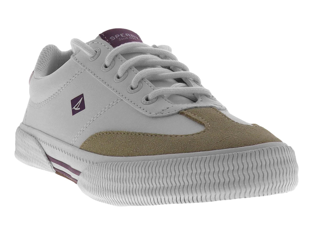Tenis Sperry Blanco con Morado para Mujer