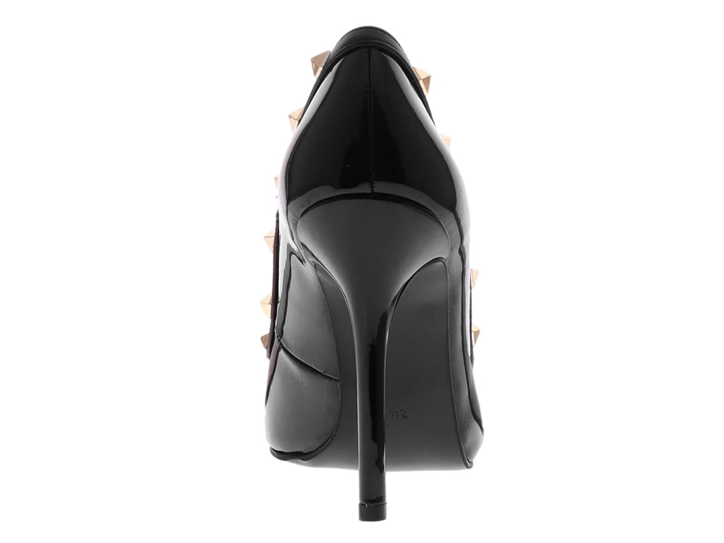Zapatillas de Tacón Senties Negro Charol