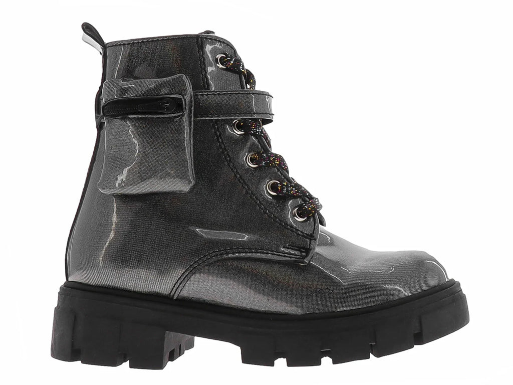 Botas Miroslava de Charol Negro para Niña