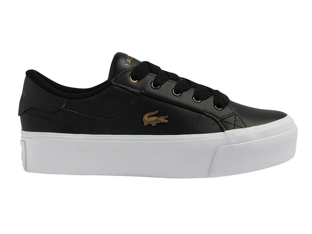 Tenis Lacoste Ziane Platform Negro y Blanco para Mujer