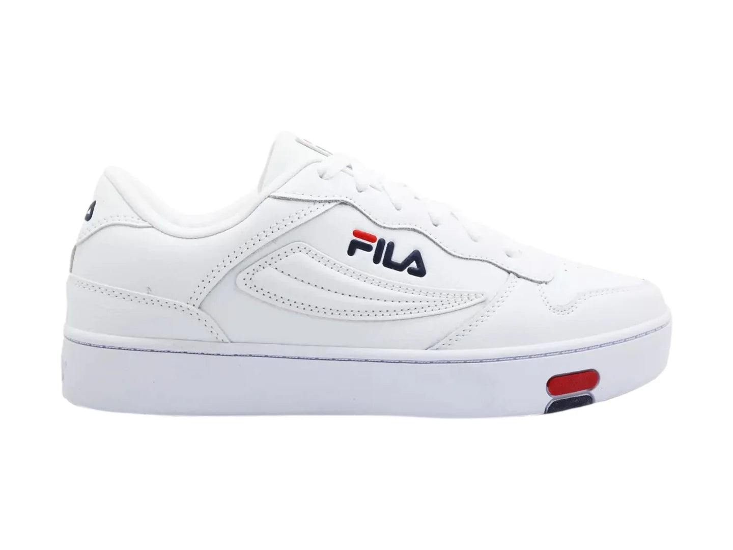 Tenis FILA MGX 100 Blanco Marino y Rojo para Hombre