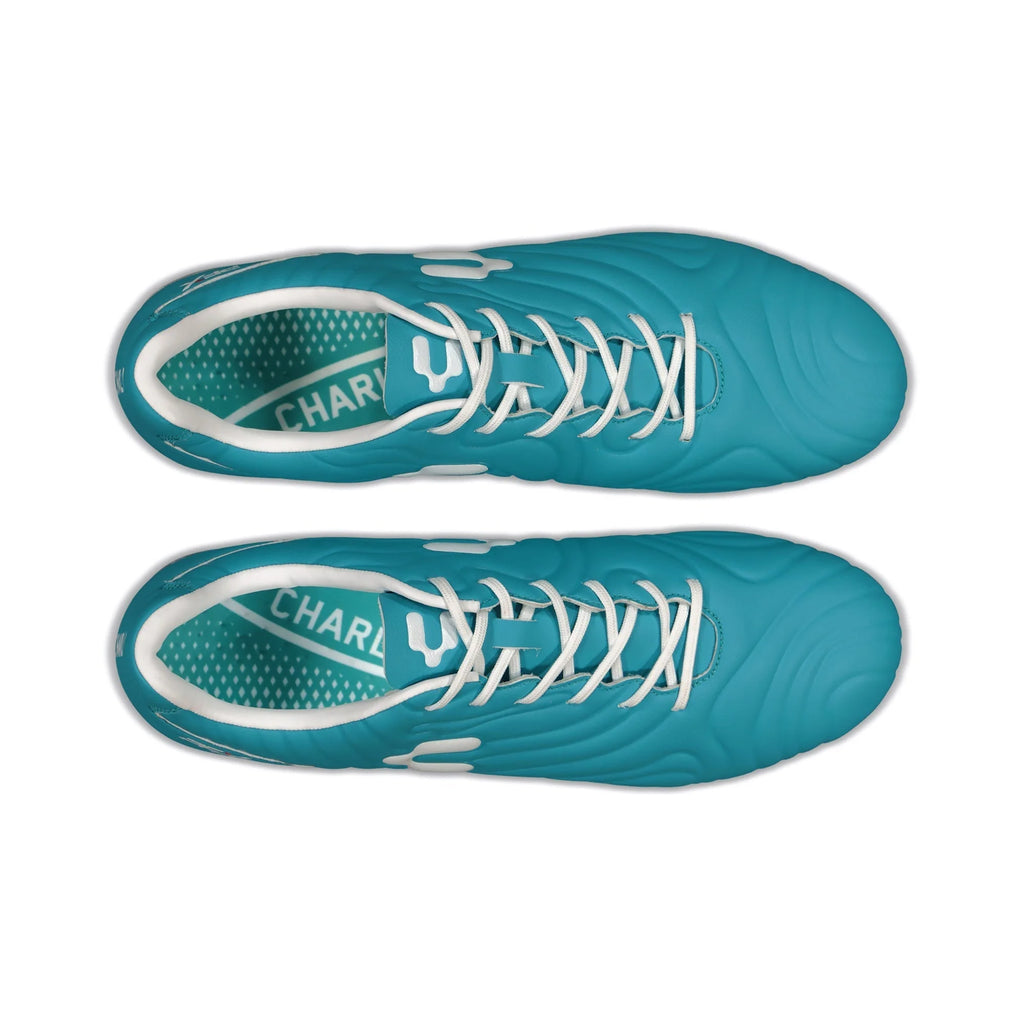 Charly Storm FG Soccer Cleats Turquoise White