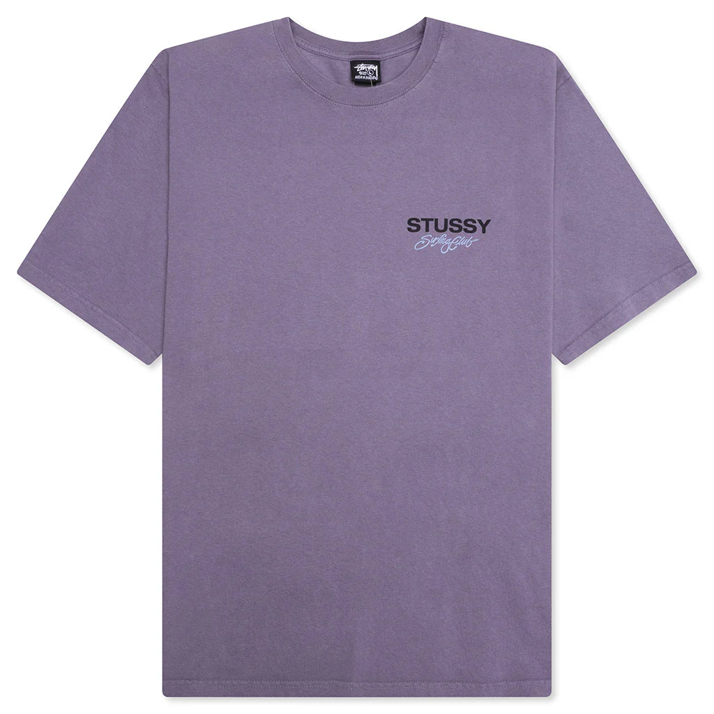 Surf Club Pigment Dyed Tee Grape