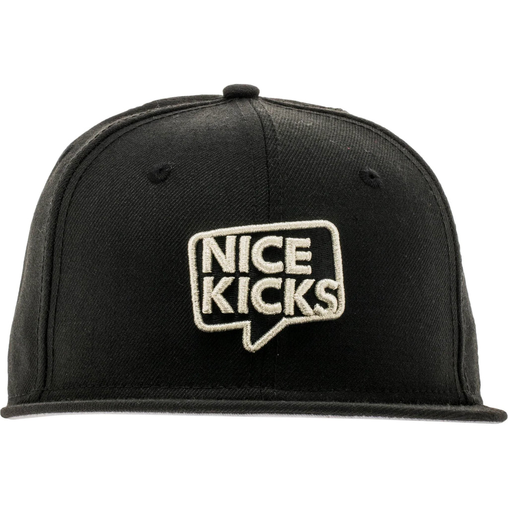 New Era X Nice Kicks 9Fifty Snapback Hat Black Silver