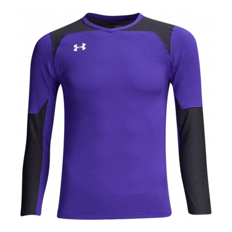 Under Armour Kids Threadborne Wall Goalkeeper Jersey Purple