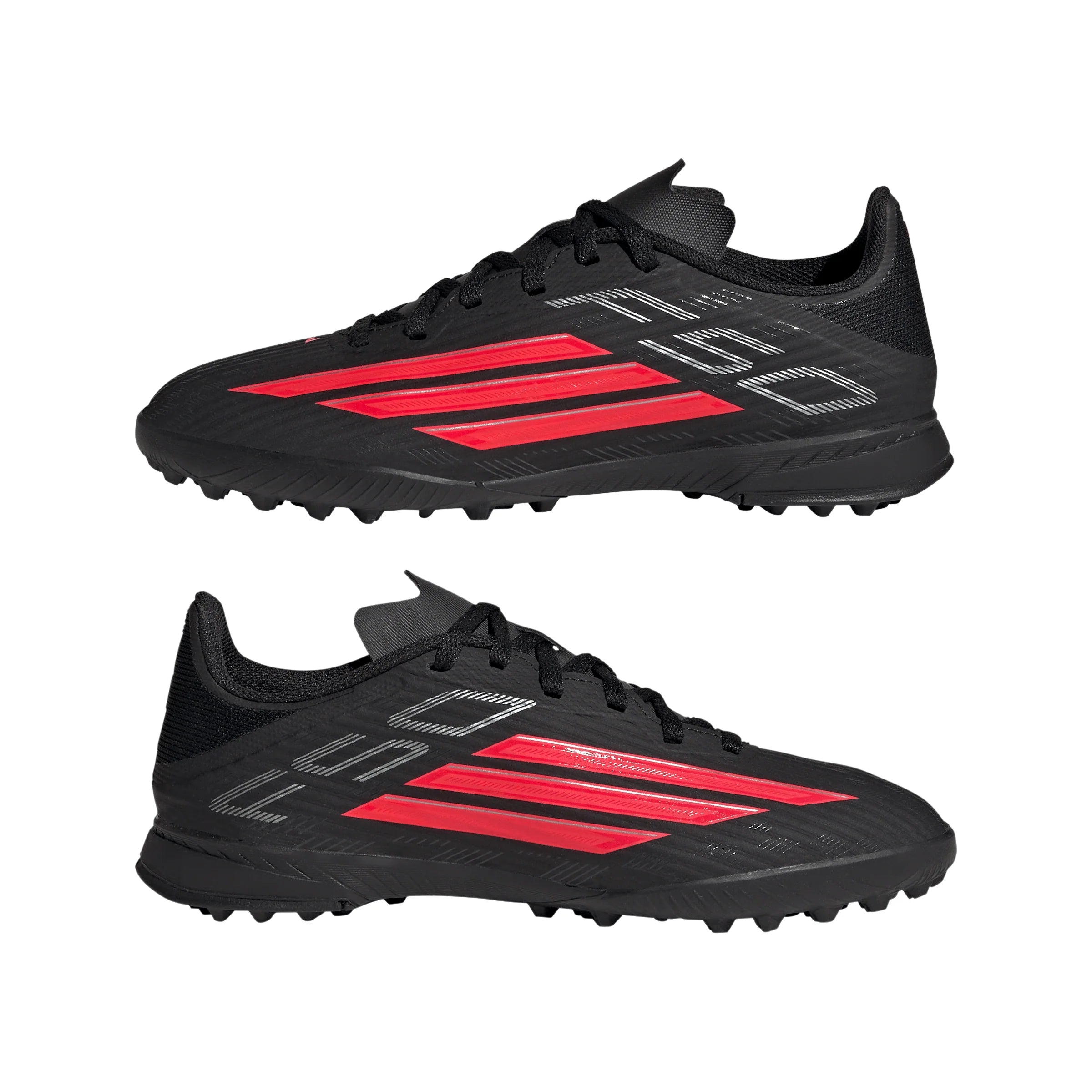 adidas F50 League TF Turf Youth Soccer Cleats Black Red