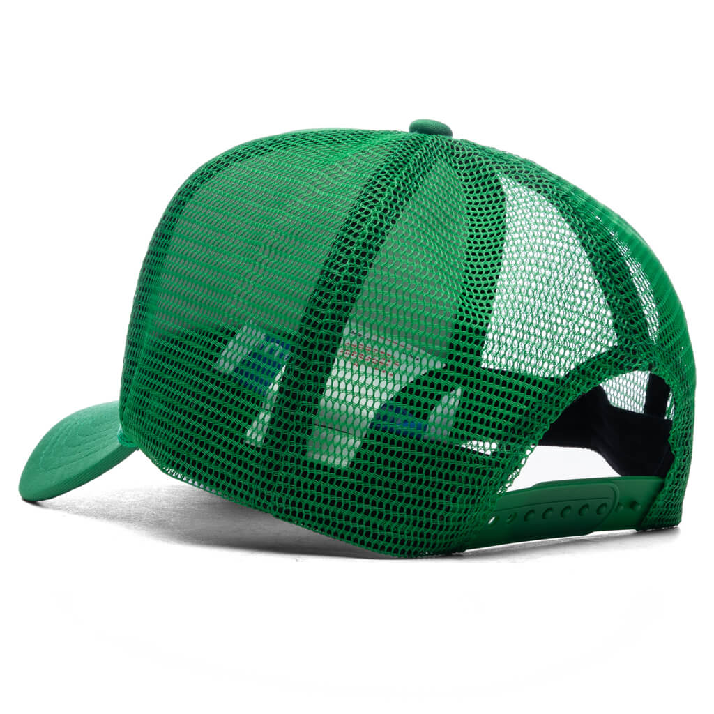 Good Morning Except Cops Trucker Cap Green