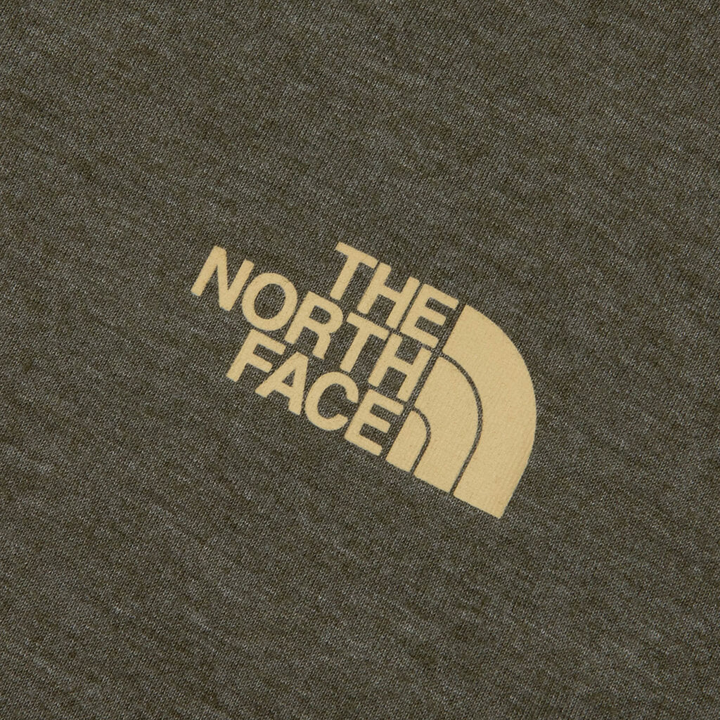Tri Blend Mountain Days S S Tee New Taupe Green White