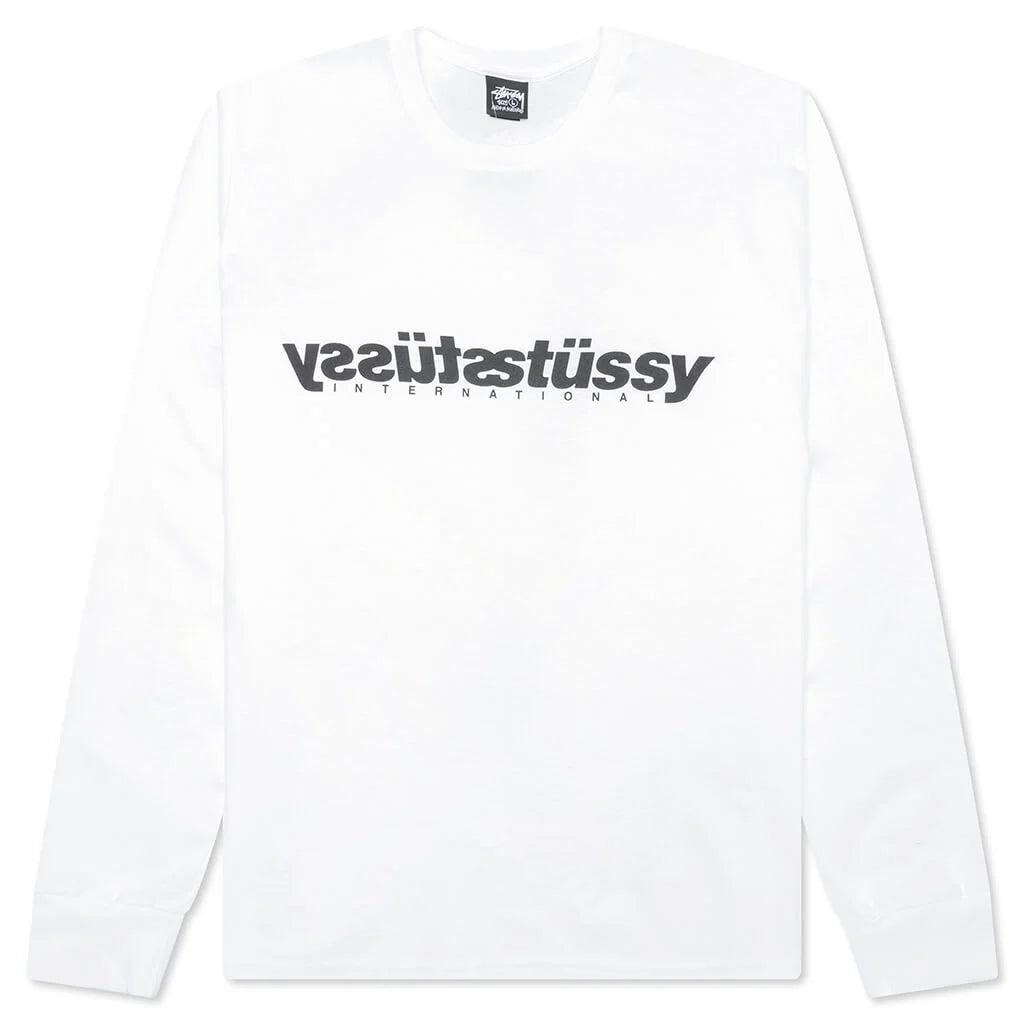 Mirror L S Tee White
