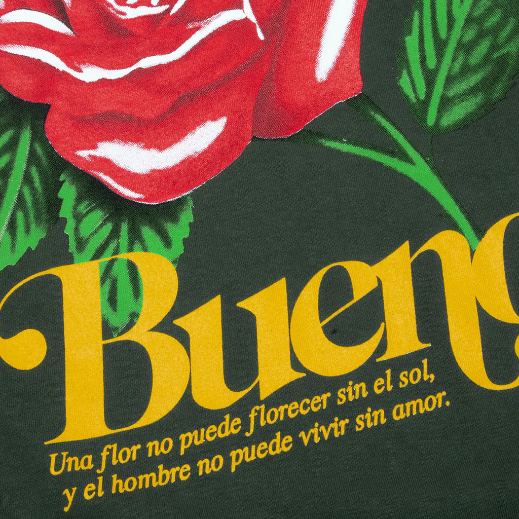 Flower Love S S Tee Forest Green