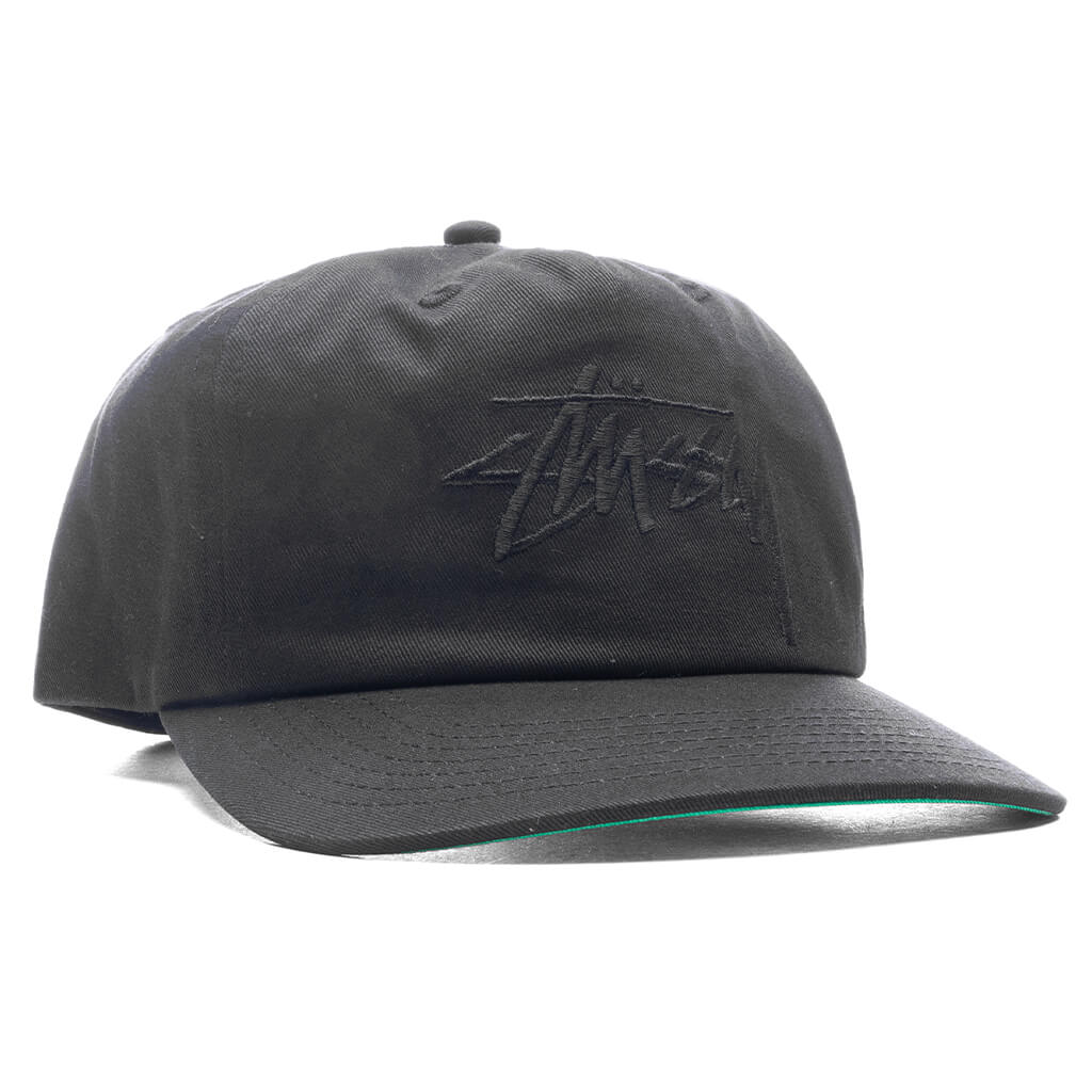 Big Stock Mid Depth Cap Black