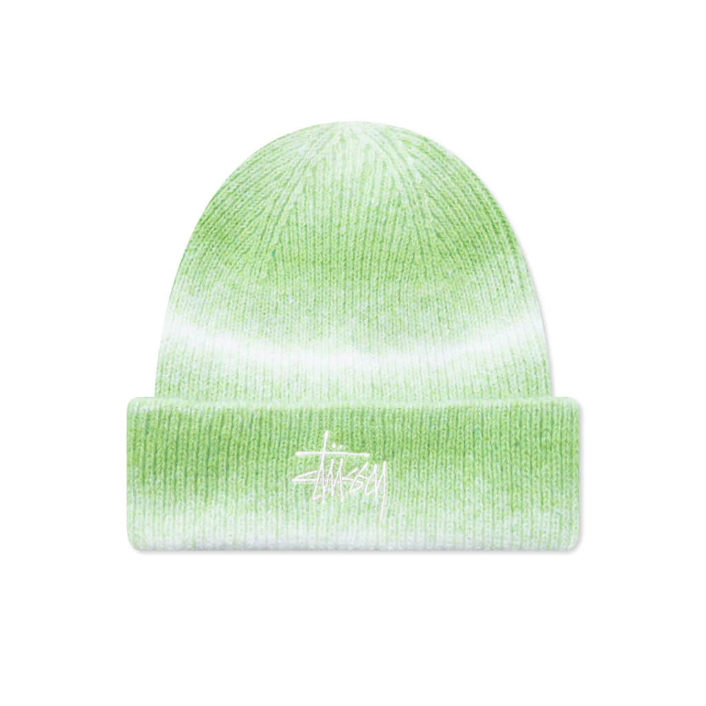 Cuff Basic Striped Beanie Lime