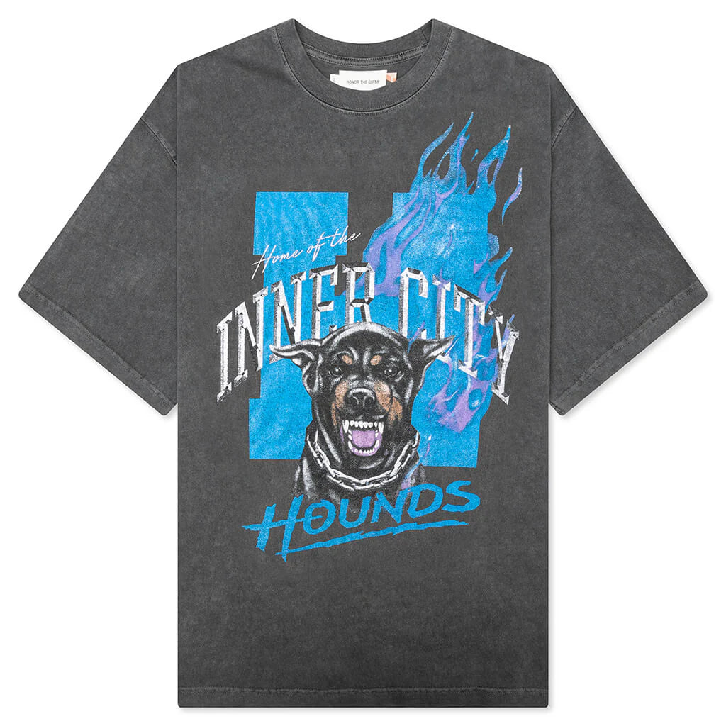Inner City Hounds T Shirt Black