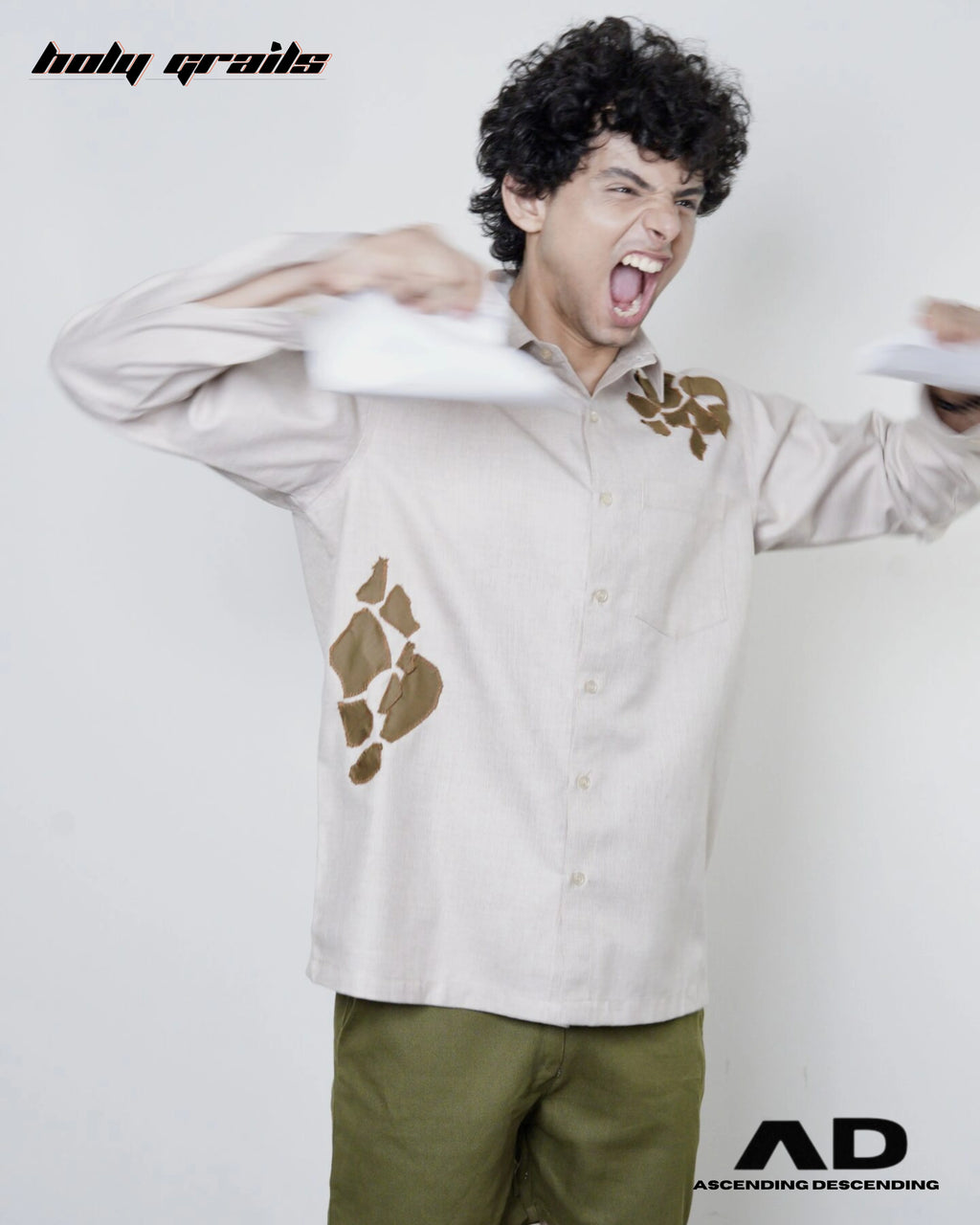 9toFight Cream Designer Shirt HG x Ascending Descending