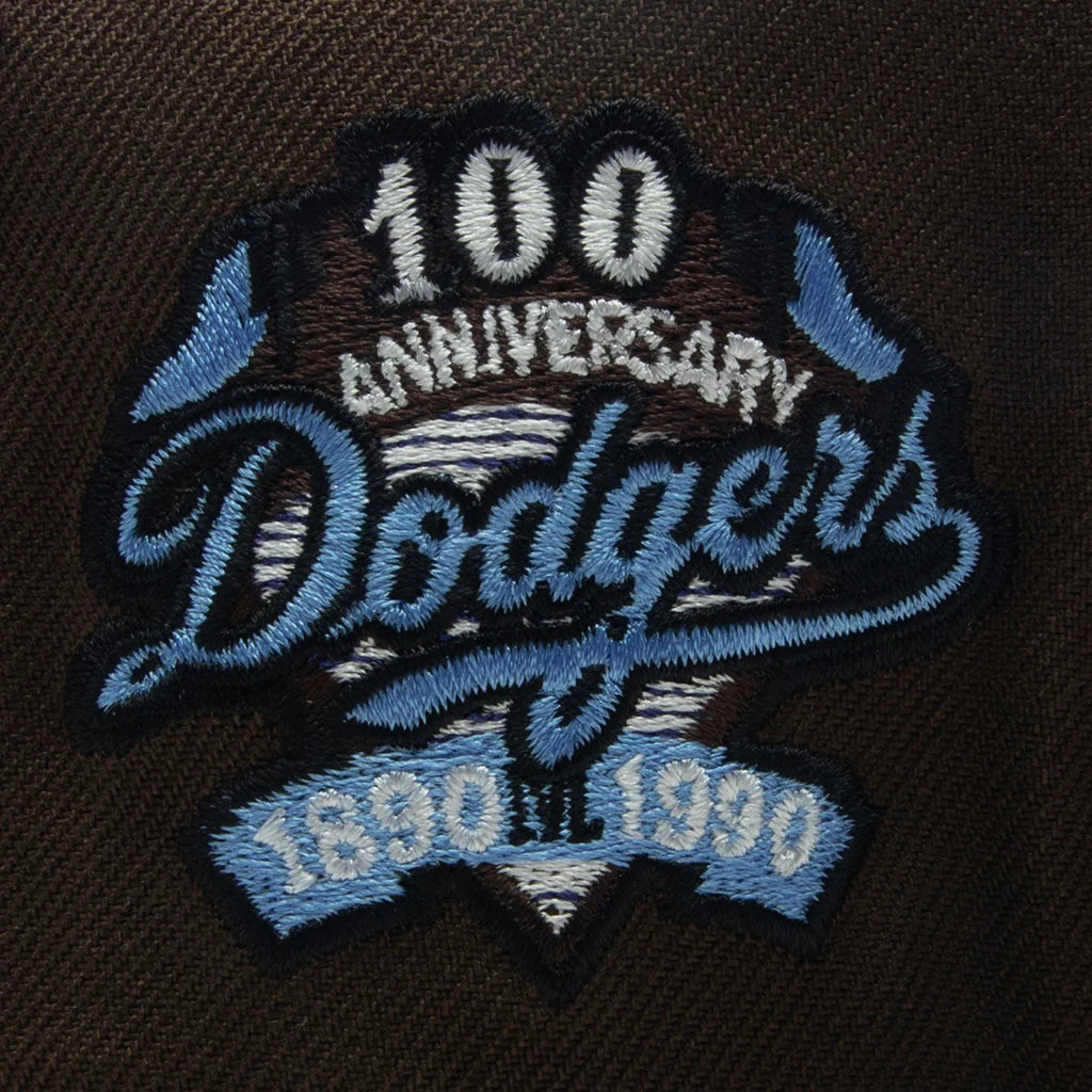 FEATURE x New Era 59FIFTY Fitted LA Dodgers Cooperstown Walnut Blue