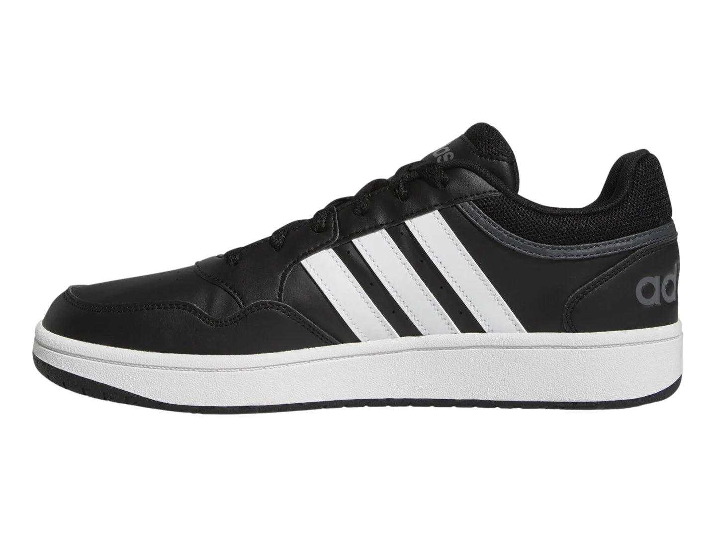 Tenis Adidas Hoops 30 Negro Blanco Gris para Hombre