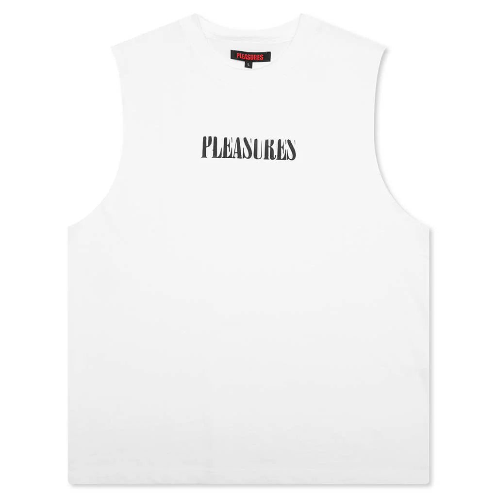 Onyx Sleeveless Shirt White