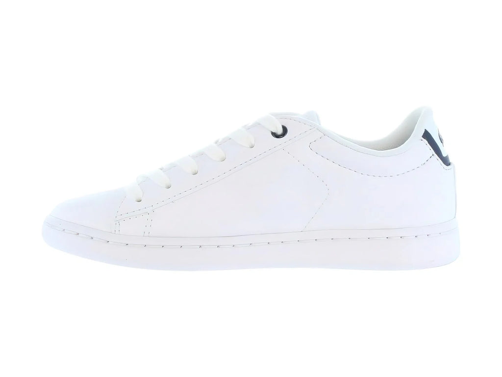 Tenis Lacoste Carnaby Evo Blanco y Azul para Niño