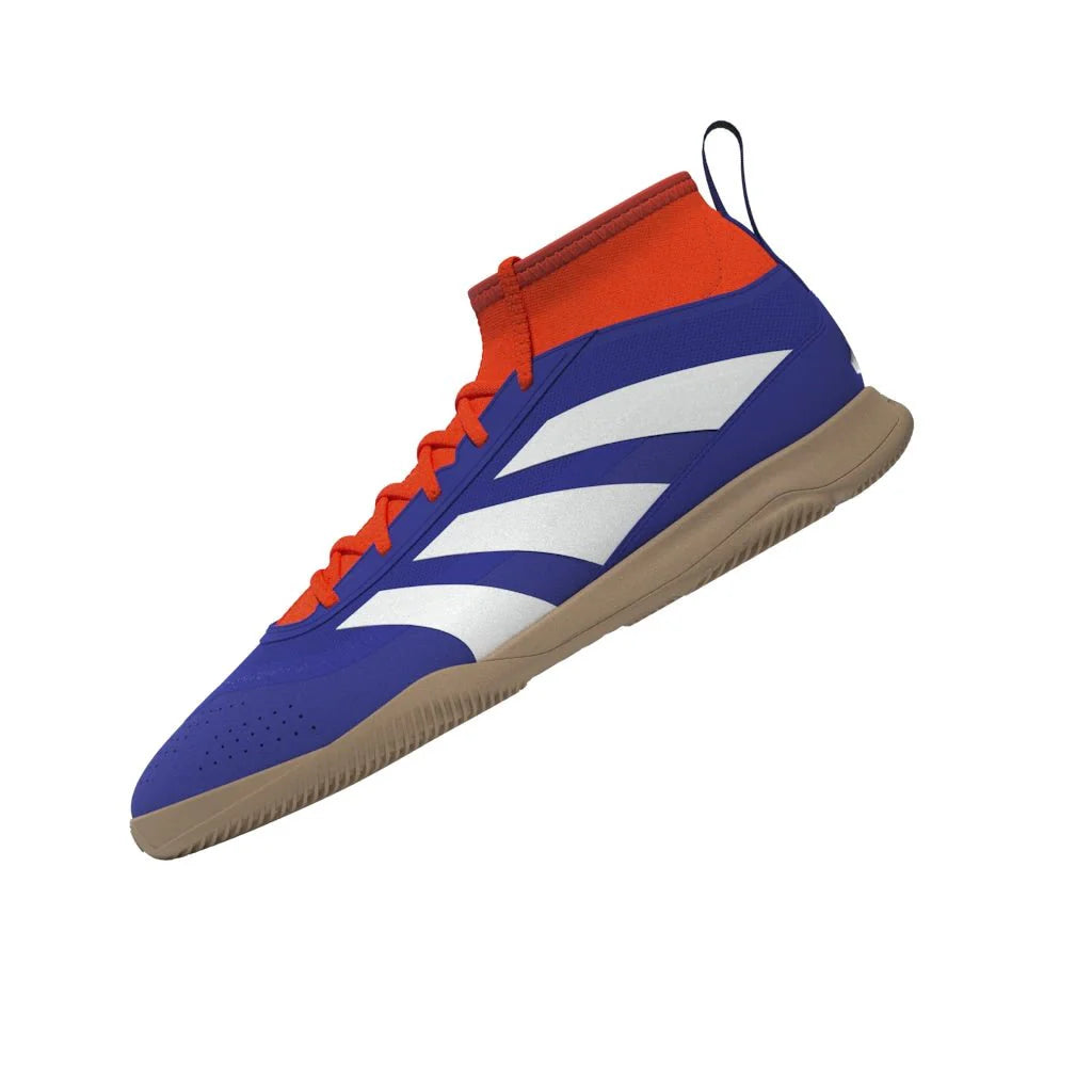 adidas Predator League IN Junior Indoor Soccer Shoes Lucid Blue White Solar Red