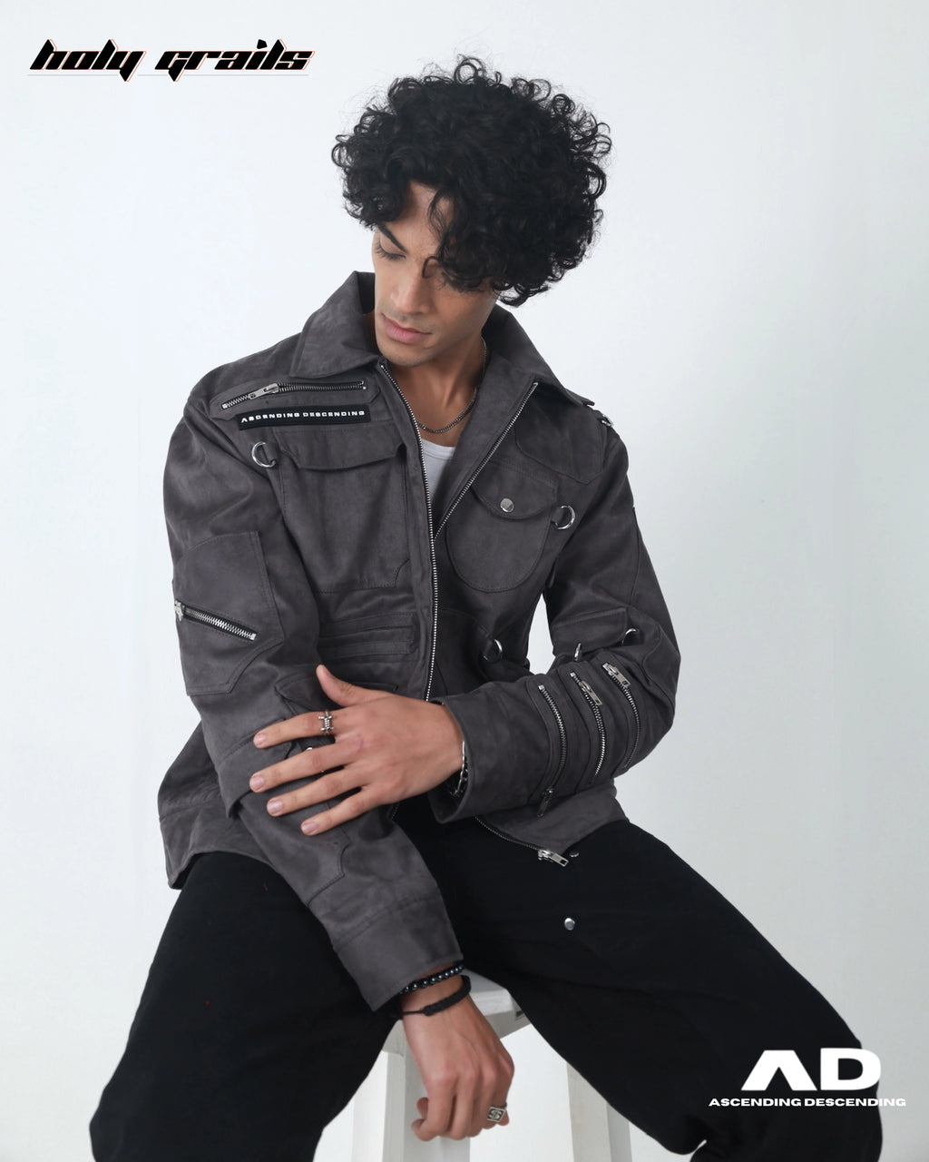 Dirty Money Suede Jacket HG x Ascending Descending
