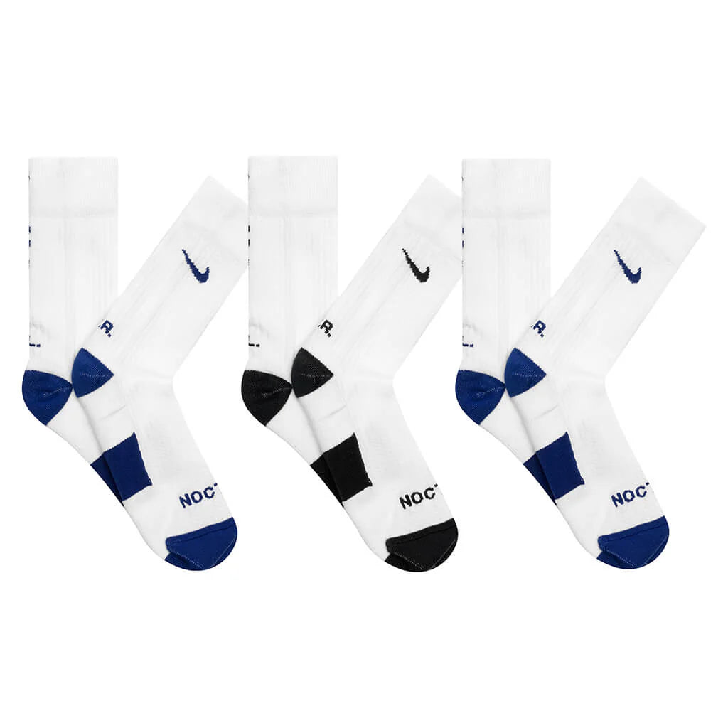 SNKR Sox Crew 3PR Nocta LArt Multi Color