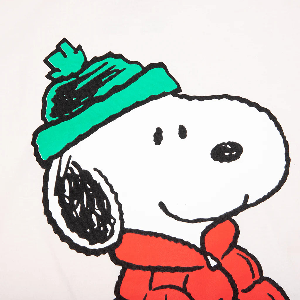 Peanuts Puffer T Shirt Ecru