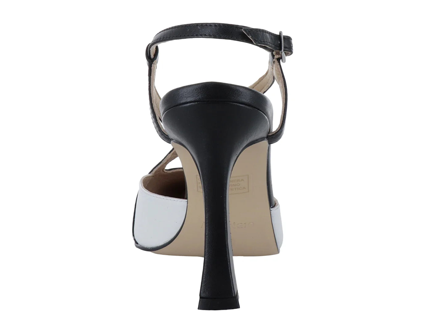 Sandalias Ascencio Negro Blanco para Mujer