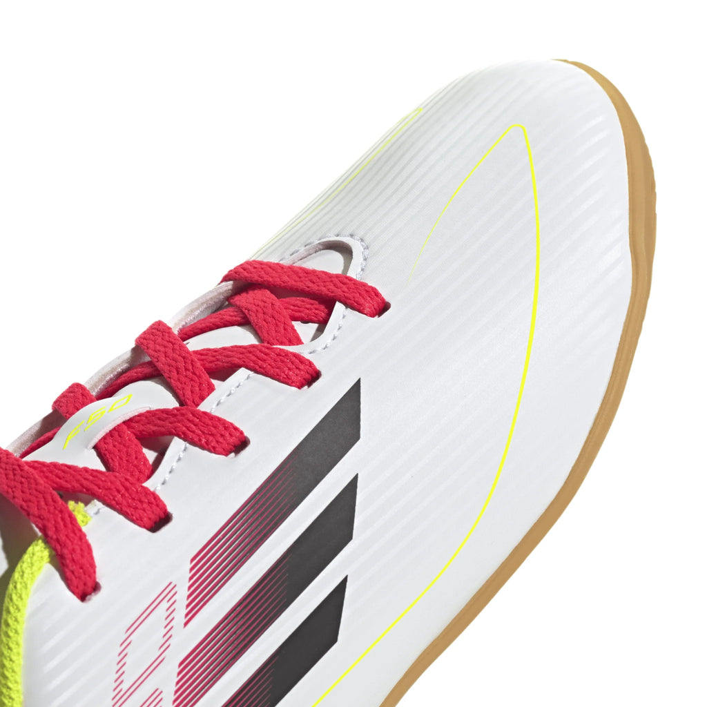 adidas F50 Club Indoor Boots Kids White Black