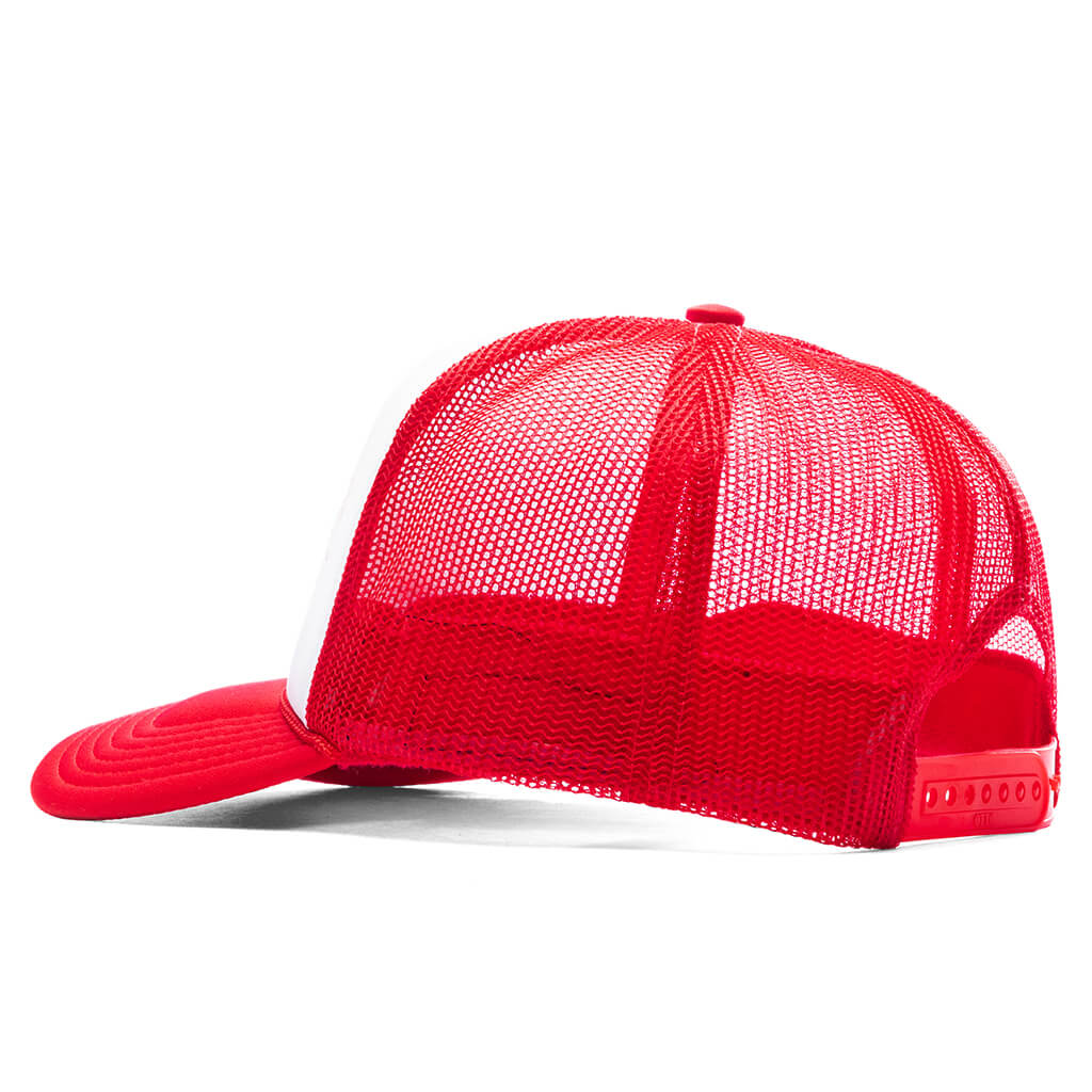 Frew Trucker Hat Red White