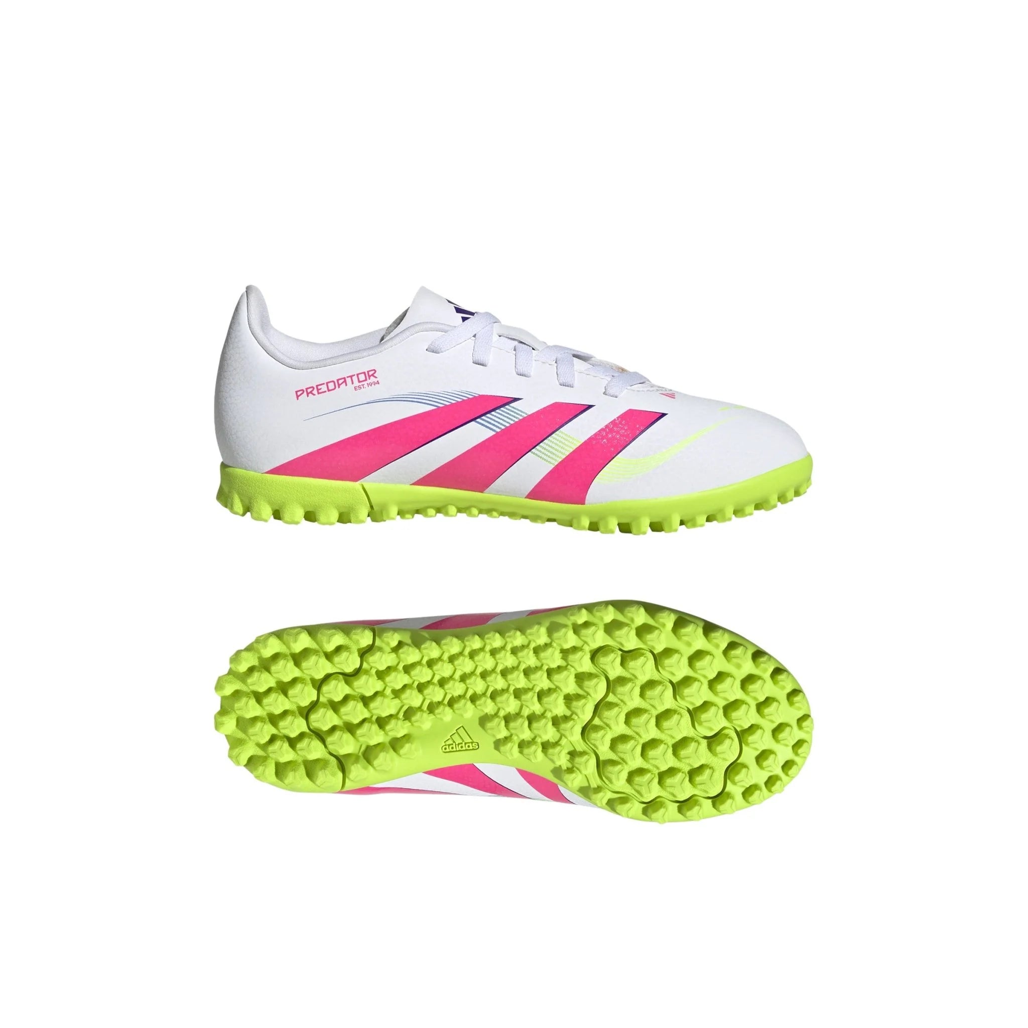 adidas Predator Club Turf Boots Junior White Pink