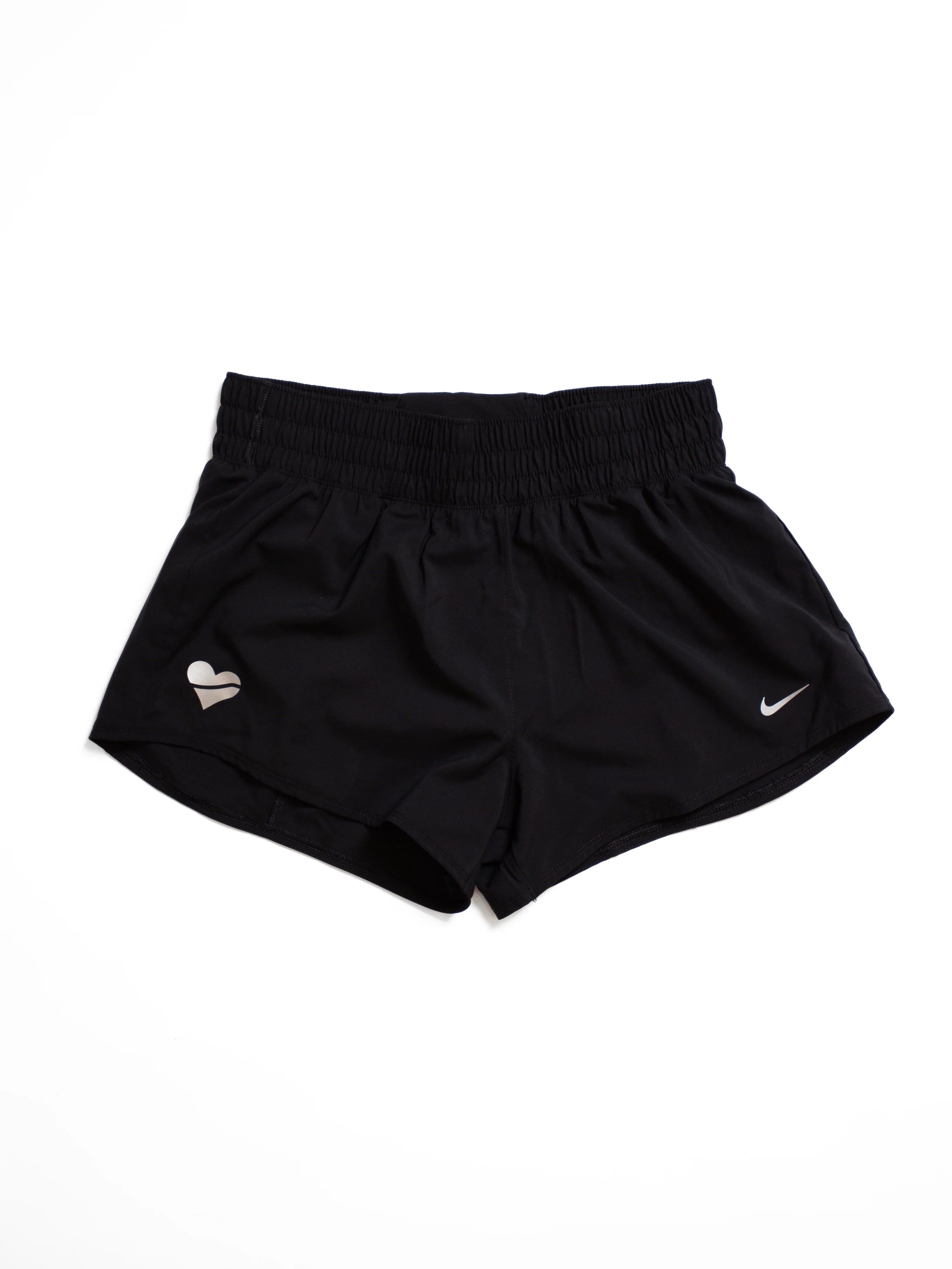 Nike Womens Dri FIT Mid Rise 3 Brief Lined Shorts