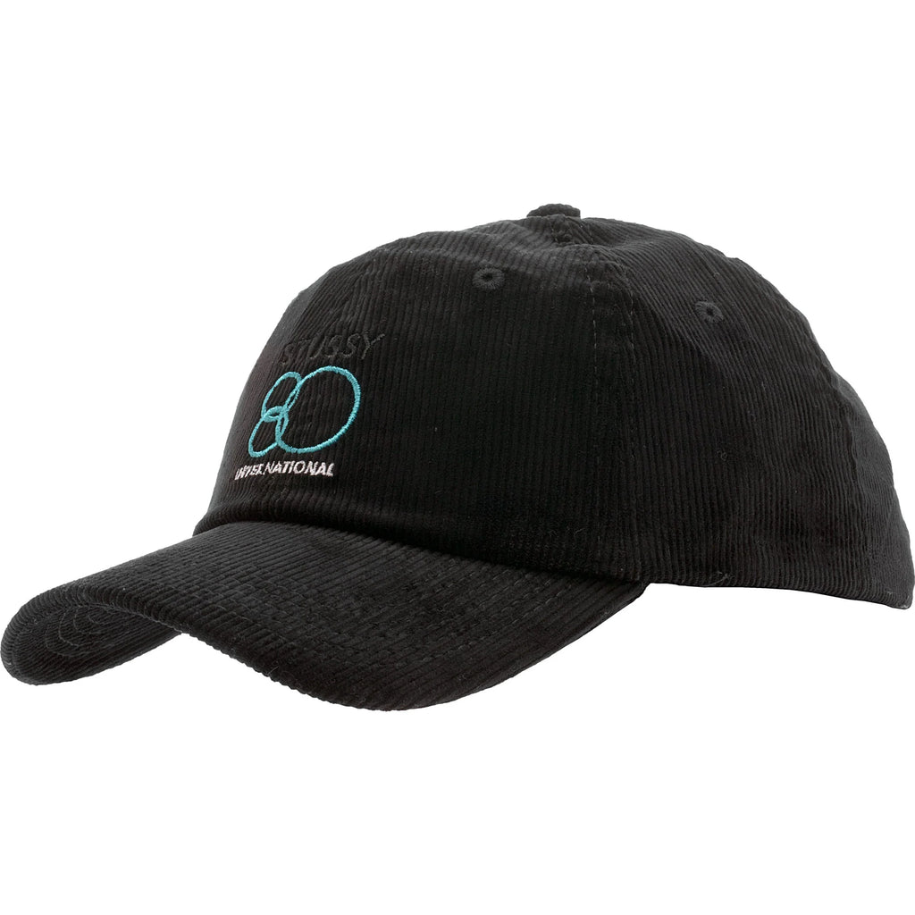80 International Strapback Hat Black