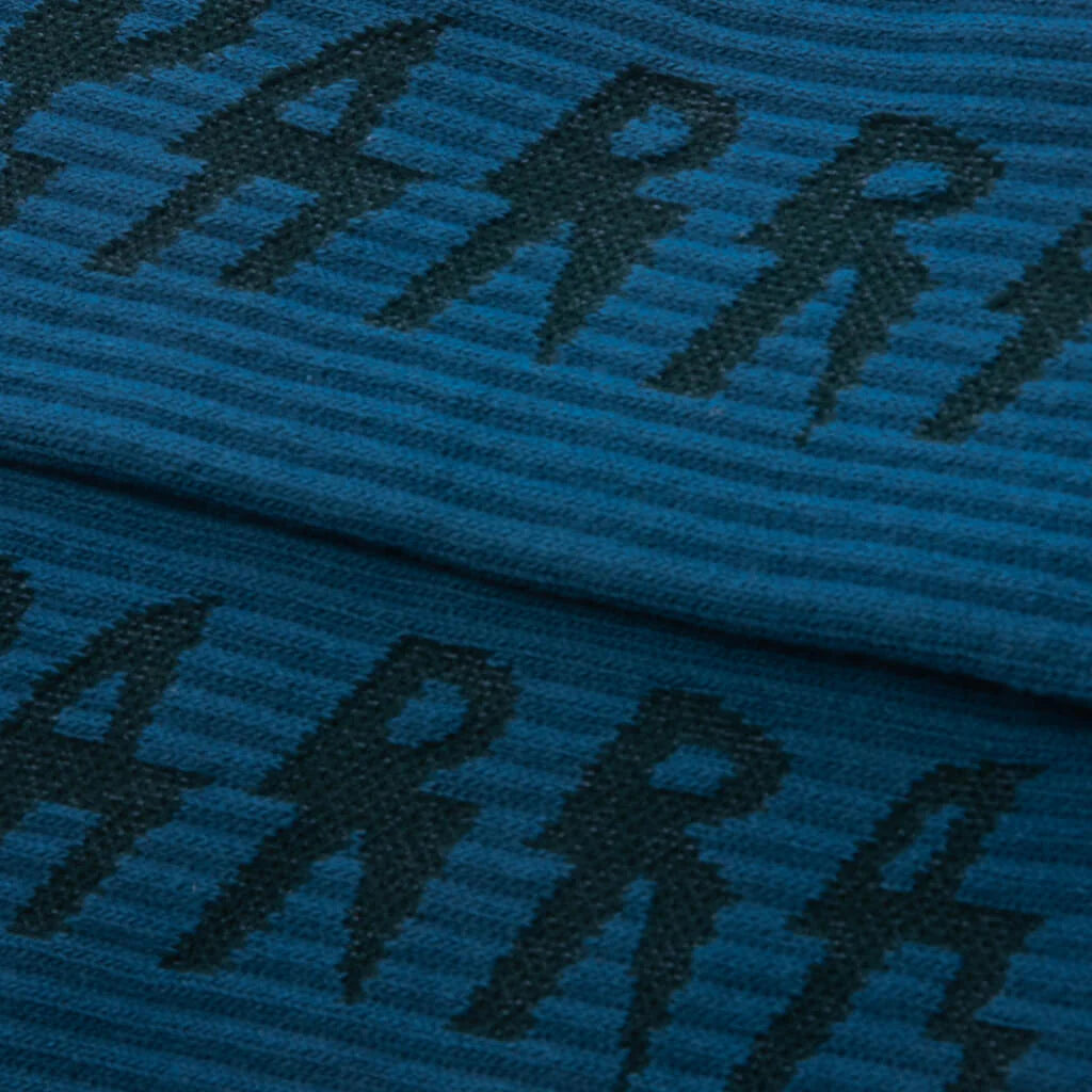 Spiked Logo Crew Socks Dark Mallard Green